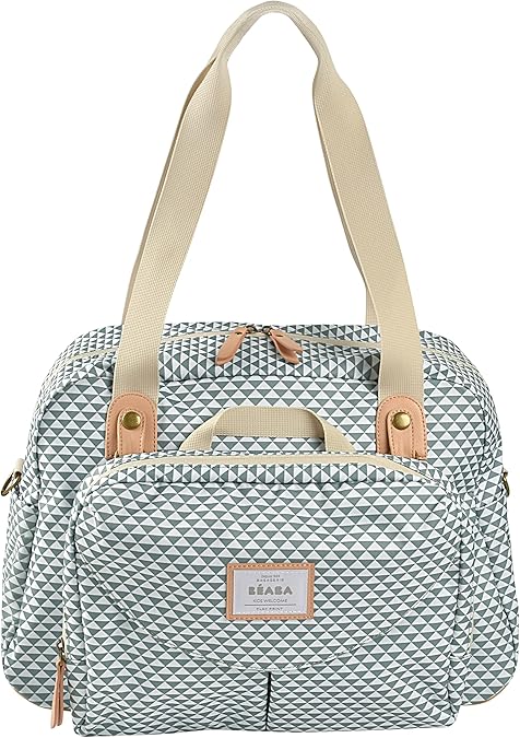 BÉABA Genève II Sac à Langer – Modulable, grande capacité, isotherme, attache poussette