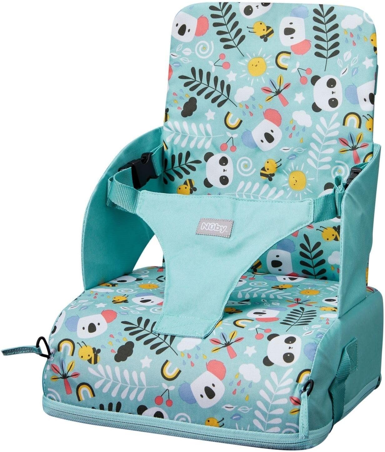 Réhausseur de Chaise Bébé Portable – Pliable avec Rangement, Imperméable, Harnais Sécurisé, Idéal Voyage et Repas
