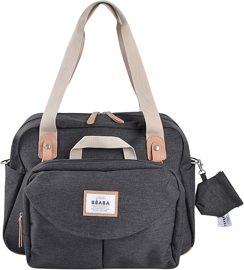 BÉABA Genève II Sac à langer – Grande capacité, modulable, ultra-organisé, attache poussette