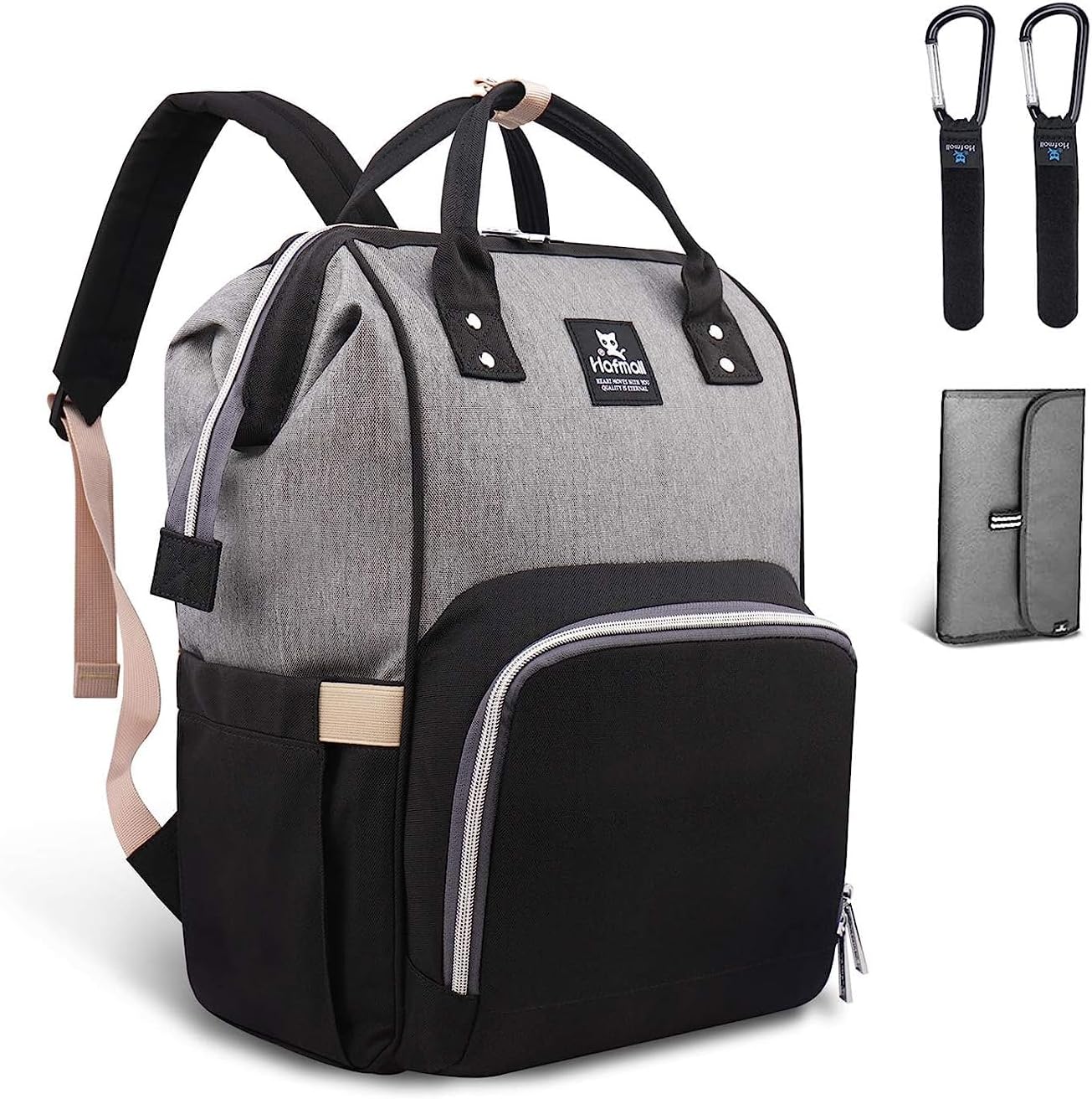 Sac à Langer Imperméable Grande Capacité – Multifonction, Portable, Idéal Voyage Bébé